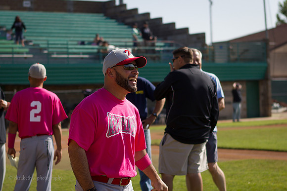 Albie Swingin' For Life Breast Cancer Awareness
