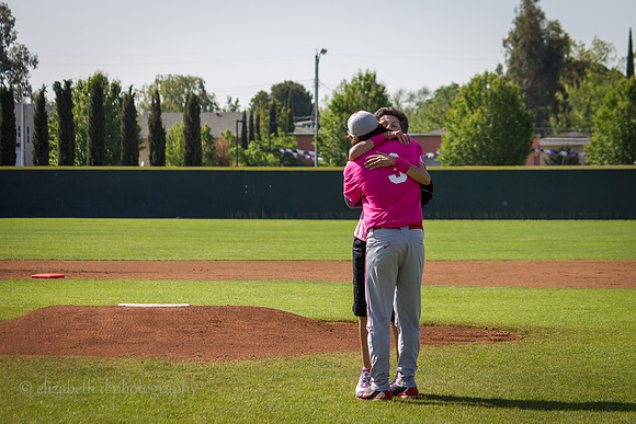 Albie Swingin' For Life Breast Cancer Awareness