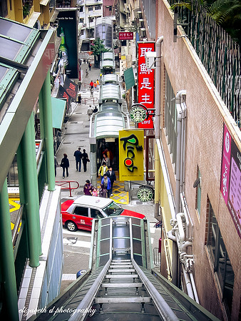 World's Longest Escalator / Hong Kong